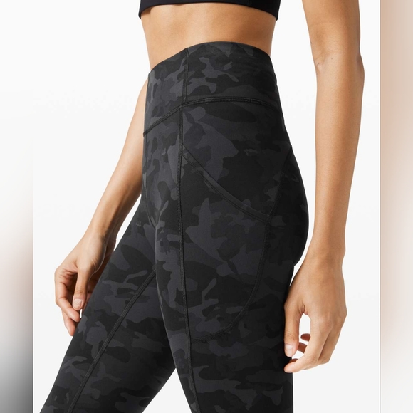 Lululemon Invigorate High Rise Tight 25" Size 4 Incognito Camo Multi Grey - Picture 5 of 11